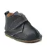 Ghete copii, barefoot, piele naturala, primii pasi, negru- RO-121-3-22-By Pebebe