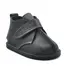 Ghete copii, primii pasi, piele naturala, captuseala textila, talpa felxibila, negru - RO-122-1-24-By Pebebe