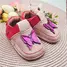 Pantofi barefoot pentru copii, piele naturala, primii pasi, talpa flexibila, roz model cu fluturas- RO-16-7-23-By Pebebe