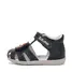Sandale D.D. Step Copii, piele naturala, talpa flexibila, bleumarin, ursulet- G075-51284-24-D.D. Step