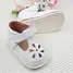 Sandale barefoot copii, piele naturala, primii pasi, talpa flexibila, alb- RO-502-2-22-By Pebebe