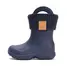Cizme de ploaie pentru copii, bleumarin, din cauciuc cu interior textil detașabil – D.D.Step - I106-52820-30/31-D.D. Step