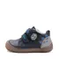 Pantofi din piele naturala, barefoot, talpa flexibila si fluorescenta, monstrulet, negru, D.D.Step- S073-52875B-25-D.D. Step
