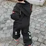 Salopeta softshell negru baieti – impermeabila, rezistentă la vant | YLIR- 5000219000971-