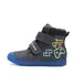 Ghete îmblănite D.D Step baieti, piele naturala, protectie degete, bleumarin, design cu game controller - W049-52250BM-30-D.D. Step