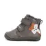 Ghete Barefoot baieti, D.D Step, piele naturala, captuseala din blana, khaki, pisica - W070-52301B-25-D.D. Step