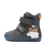 Ghete imblanite D.D.Step, piele naturala, talpa flexibila, bleumarin, animalute din jungla - W029-52287A-24-D.D. Step