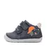 Pantofi Barefoot D.D. Step baieti, piele naturala, primii pasi, bleumarin design cătel- S070-61533B-25-D.D. Step