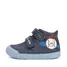 Pantofi D.D. Step baieți, piele naturală, primii pași, talpa felxibilă, Bleumarin, design Baseball- S066-61414-25-D.D. Step