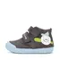 Pantofi D.D. Step baieți, piele naturală, primii pași, talpa felxibilă, gri deschis, design Baseball- S066-61414B-25-D.D. Step