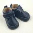 Ghete barefoot pentru copii, primii pasi, piele naturala, captuseala din blana, talpa flexibila, bleumarin, Smiley - RO-600-4-23-By Pebebe