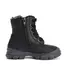 Ghete îmblănite D.D Step, înalte, piele naturală, negru - W056-52456BM-30-D.D. Step