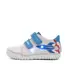 Pantofi D.D Step baieti, piele naturala, talpă flexibilă, LED, gri deschis- S050-61691AM-30-D.D. Step