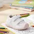 Pantofi copii, piele naturala, Biogateo Sport, alb,roz, Biomecanics- 241001-B786-25-Biomecanics