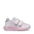 Pantofi sport Geox fete, material textil, talpa flexibila, Sprintye, alb design cu floare- B654TA-0GNHH-C1060-27-GEOX