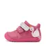 Pantofi Barefoot D.D. Step fete, piele naturala, primii pasi, fuchsia sidef, design cu lebadă- S070-61837B-25-D.D. Step
