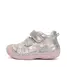 Pantofi D.D. Step fete, primii pasi, piele naturala, talpa flexibila, auriu cu pisică- S015-61267B-24-D.D. Step