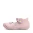 Pantofi fete, piele naturala, decupati, primii pași, roz cu flori, D.D. Step- H015-61614A-24-D.D. Step
