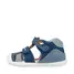 Sandale Biomecanics baieti, piele naturala, talpa flexibila, protectie degete, Biogateo Casual, bleumarin- 262123-A556-25-Biomecanics