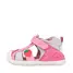 Sandale Biomecanics fete, talpa flexibila, protectie degete, Biogateo Casual, roz cu capsuna- 262110-A711-25-Biomecanics