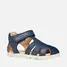 Sandale Geox baieti, Barefoot, piele naturala, Steppieup, albastru- B656PC-000CL-C4002-27-GEOX