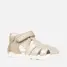 Sandale Geox fete, Barefoot, piele naturala, Steppieup, auriu- B656QA-0CR85-C5000-27-GEOX