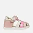 Sandale fete Geox, piele naturala, Macchia, roz- B254WB-085BC-C8WE8-26-GEOX