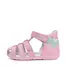 Sandale fete cu barete si ajustare cu 2 scaiuri, piele naturala, talpa flexibila, roz deschis, D.D.Step- G111-61400B-25-D.D. Step