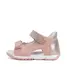 Sandale fete cu varf deschis, piele naturala, talpa flexibila, roz deschis, D.D. Step- G111-61179C-25-D.D. Step