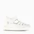 Sandale Barefoot bebe unisex Pablosky, albe, Leader Tech, inchidere cu scai- 049005-23-Pablosky