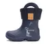 Cizme de ploaie pentru baieti,  D.D.Step, bleumarin, din cauciuc cu interior textil detașabil, brant termic - SI106-52820-30/31-D.D. Step