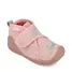 Pantofi Biomecanics fete, material textil, sustinere calcai, Biohome, roz cu inimioare- 261181-B032-24-Biomecanics