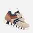 Pantofi Geox baieți, piele naturala, brant antibacterian, Geox Respira, Iupidoo, Bej- B3555D-05422-C6181-26-GEOX