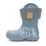 Cizme de ploaie pentru baieti, D.D.Step, albastru fume, din cauciuc cu interior textil detașabil, brant termic - SI106-52859-30/31-D.D. Step