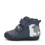 Ghete D.D.Step baieti, piele naturala, imblanite, bleumarin, model cu Urs polar - W066-62479-25-D.D. Step