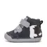 Ghete D.D.Step baieti, piele naturala, imblanite, bleumarin cu gri, model cu Urs polar - W066-62479A-25-D.D. Step