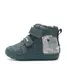 Ghete D.D.Step copii, piele naturala, imblanite, verde smarald, model cu Urs polar - W066-62479B-25-D.D. Step