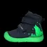 Ghete D.D Step baieti, piele naturala, fluorescente, imblanite, albastru inchis - W082-62555AM-31-D.D. Step