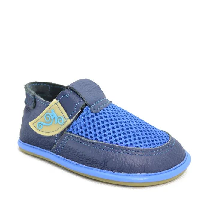 Pantofi Barefoot copii Bebe, albastru, Magical Shoes- BE01B-24-Magical Shoes-