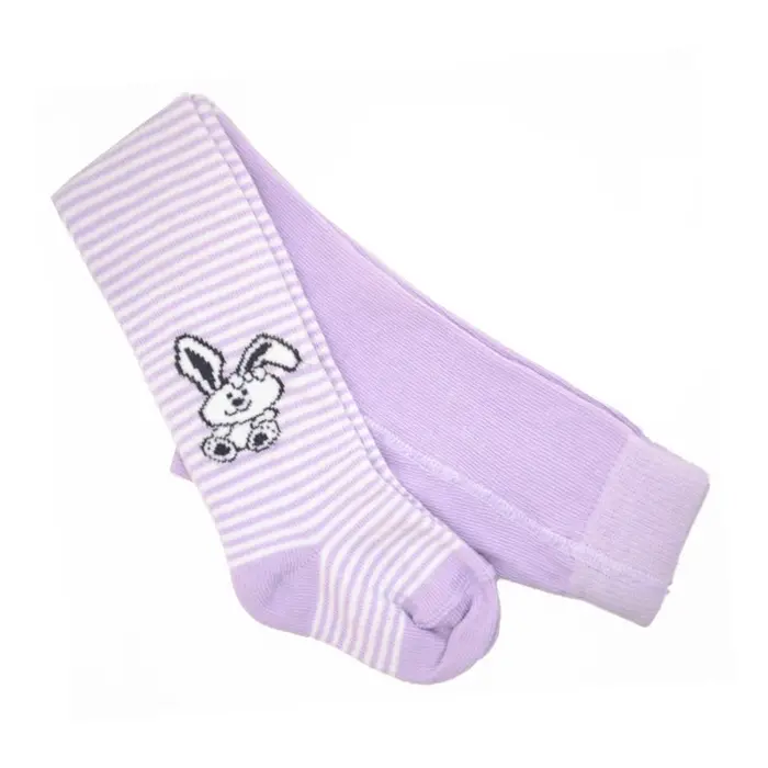 Dresuri din bumbac si elastan, iepuras, mov, Ciserom- 649-12-11-14-CISEROM-