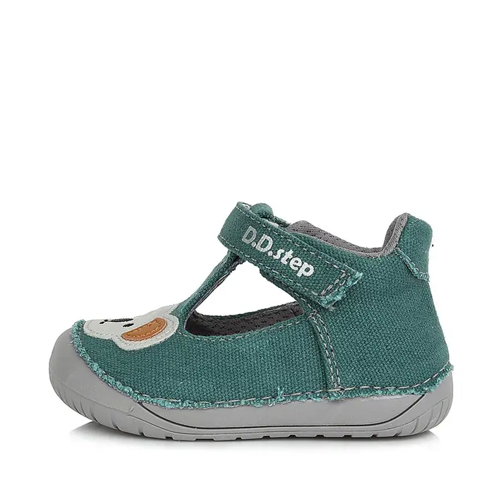 Pantofi material textil, primii pași, D.D.Step, oita, verde smarald- C070-368A-21-D.D. Step-