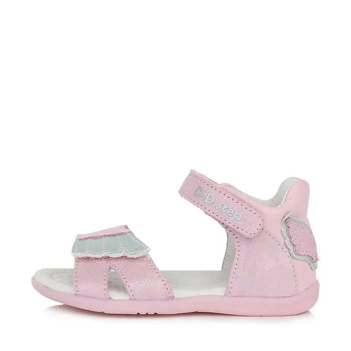 Sandale fete din piele naturala, roz, D.D.Step- G075-329-21-D.D. Step-