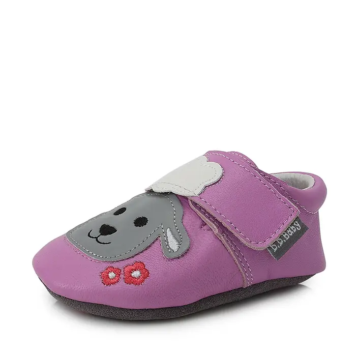 Pantofi primii pasi, interior, piele naturala, roz, oita, D.D.Step- K1596-310-22/23-D.D. Step-