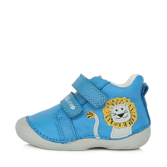 Pantofi primii pasi baieti, albastru, leu, D.D.Step- S015-321B-24-D.D. Step-