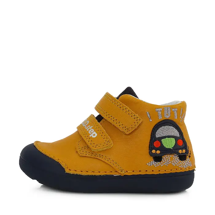 Pantofi primii pasi baieti, camel, masinuta, D.D.Step- S066-396B-21-D.D. Step-