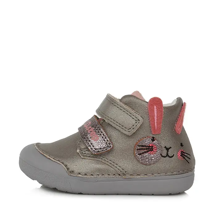 Pantofi primii pasi fete, auriu sidef, iepuras, D.D.Step- S066-343A-25-D.D. Step-