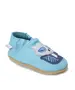 Papucei de interior din piele naturala, albastru cu raton, Babice- BA-210-24/25-Babice-