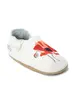 Papucei de interior din piele naturala, cu broderie floare de mac, Babice- EM-041-16/17-Babice-