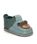 Pantofi piele moale cu scai, talpă moale de cauciuc, ursulet- RO-09-ursulet-24-Luy-