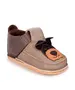 Pantofi piele moale cu scai, talpă moale de cauciuc, catelus- RO-09-Catel-24-Luy-